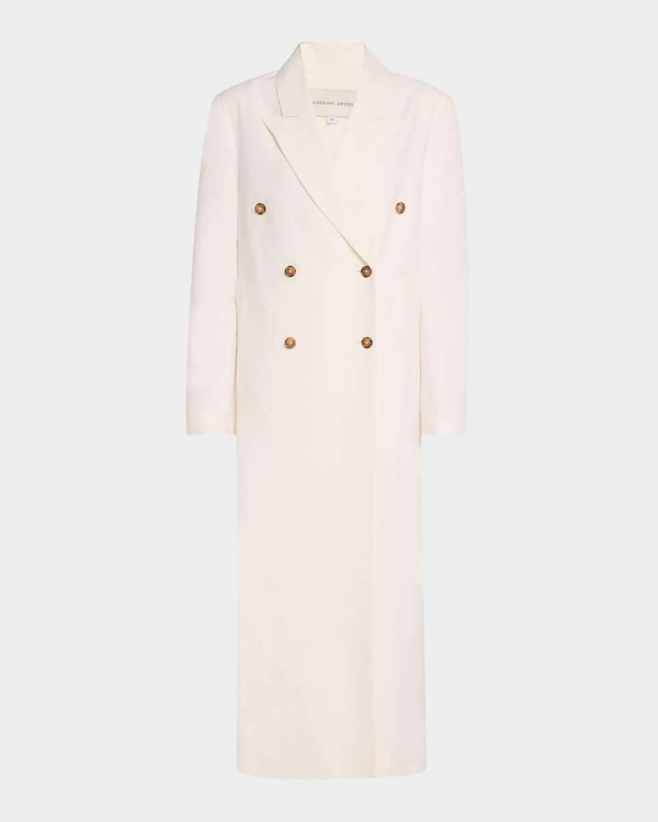 Temo Long Double-Breasted Coat